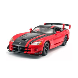 Автомодель - DODGE VIPER SRT10 ACR (ассорті помаранч-чорн металік, червоно-чорн металік, 1:24), арт. 18-22114