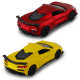 Автомодель – CHEVROLET CORVETTE C8 Z06 2024 (жовтий, червоний), 250310
