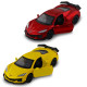 Автомодель – CHEVROLET CORVETTE C8 Z06 2024 (жовтий, червоний), 250310