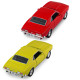 Автомодель - CHEVROLET CAMARO Z28 1968 (червоний, жовтий), арт. 250384W