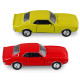 Автомодель - CHEVROLET CAMARO Z28 1968 (червоний, жовтий), арт. 250384W