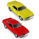 Автомодель - CHEVROLET CAMARO Z28 1968 (червоний, жовтий), арт. 250384W