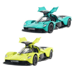 Автомодель - ASTON MARTIN VALKYRIE 2024 (зелений, жовтий), 250951