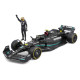 Автомодель з фігуркою - MERCEDES-AMG F1 W14 E PERFORMANCE (1:24), 18-28037