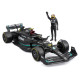 Автомодель з фігуркою - MERCEDES-AMG F1 W14 E PERFORMANCE (1:24), 18-28037
