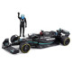 Автомодель з фігуркою - MERCEDES-AMG F1 W14 E PERFORMANCE (1:24), 18-28037