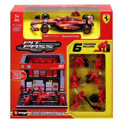 Ігровий набір - PIT PASS FERRARI SF-24 (1:43), 18-36862 (#16)