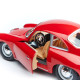 Автомодель - PORSCHE 356B (1961) (асорті слонова кістка, червоний, 1:24), арт. 18-22079