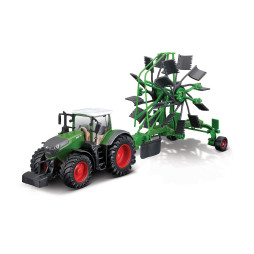 Модель - ТРАКТОР FENDT 1050 VARIO з валковими роторними граблями (10 cm), арт. 18-31665