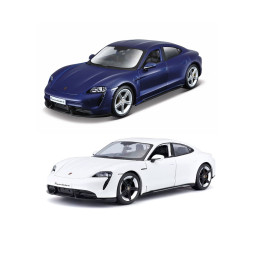 Автомодель - PORSCHE TAYCAN TURBO S (асорті синій, білий, 1:24), арт. 18-21098