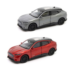 Автомодель - FORD MUSTANG MACH-E GT 2023 (червоний, сріблясто-сірий), арт. 250387W
