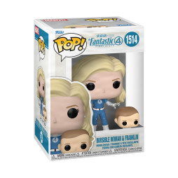 Набір ігрових фігурок FUNKO POP! серії "Фантастична 4: Перші кроки" - НЕВИДИМА ЖІНКА Й ФРАНКЛІН, 83583