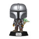 Ігрова фігурка FUNKO POP! серії "Мандалорець" - МАНДАЛОРЕЦЬ З ҐРОҐУ НА СПИНІ, 90443