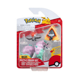 Набір ігрових фігурок POKEMON W17 - СНОРАНТ, ПІКІПЕК, ПОНІТА, PKW3053