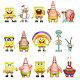 Колекційна фігурка-сюрприз SPONGEBOB - ГУБКА БОБ (у дисп., в ас.), SB3D-2025