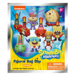 Ігрова фігурка на кліпсі MONOGRAM серії "Nickelodeon" - ГУБКА БОБ S6 (в ас.), 63345