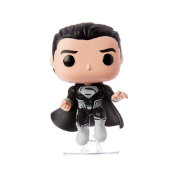 Ігрова фігурка FUNKO POP! серії "Ліга Справедливості" – СУПЕРМЕН (чорний костюм), 56801