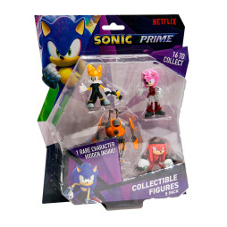Набір ігрових фігурок SONIC PRIME – ПРИГОДИ ТЕЙЗЛА (5 фiгурок, 6,5 cm), SON2040A