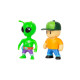Набір колекційних фігурок STUMBLE GUYS - МІСТЕР СТАМБЛ І ПРИБУЛЕЦЬ (2 фігурки, 6 cm), SG2015-1