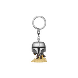 Ігрова фігурка на кліпсі FUNKO POP! серії "Мандалорець" – МАНДАЛОРЕЦЬ З БЛАСТЕРОМ, 53046