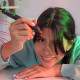 3D-ручка 3Doodler Flow для проф. використання – СИНЯ (8 стрижнів, аксесуари), FLOW-INTL