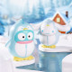 Механічна іграшка-сюрприз POP TOP SANRIO – БАЛ ПІНГВІНІВ (в ас.), 25WDL-001
