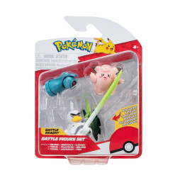 Набір ігрових фігурок POKEMON W18 - КЛЕФЕЙРІ, БЕЛДУМ, СІРФЕТЧ'Д, PKW3057
