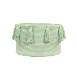 Корзина Tassels Soft Mint с кисточками, Lorena Canals, арт. BSK-TAS-SM