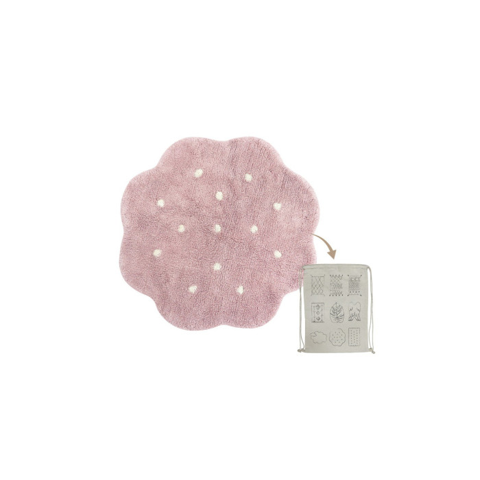 Ковер Lorena Canals Mini Biscuit Vintage Nude 90X90 см в детскую комнату, арт. C-MI-BIS-VNU | KIOSK для МАМ