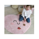 Килим бавовняний Happy Heart, Mr Wonderful 90x105 см, Lorena Canals, C-MW-HEART