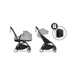 Універсальна коляска 2 в 1 BABYZEN YOYO² із люлькою Bassinet Stone (шасі Black)