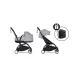 Універсальна коляска 2 в 1 BABYZEN YOYO² із люлькою Bassinet Stone (шасі Black)