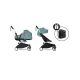 Універсальна коляска 2 в 1 BABYZEN YOYO² із люлькою Bassinet Aqua (шасі White)