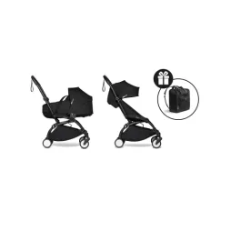 Універсальна коляска 2 в 1 BABYZEN YOYO² із люлькою Bassinet Black (шасі Black)