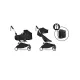Універсальна коляска 2 в 1 BABYZEN YOYO² із люлькою Bassinet Black (шасі White)