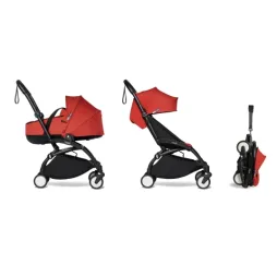 Універсальна коляска 2 в 1 BABYZEN YOYO² із люлькою Bassinet Red (шасі Black)
