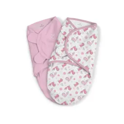 Набір пелюшок коконів для новонародженого на липучках Swaddleme Original Tweet Tweet Summer Infant (2 шт)