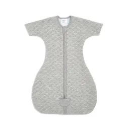 Спальник стьоганий з бавовни Aden + Anais Heather grey/Blue, 6-9 місяців