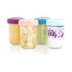 Набор контейнеров для еды Babymoov Babybols 240 ml (x4) - стеклянные, арт. A004313