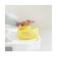 Силіконова миска на присосці з кришкою Olababy Lemon