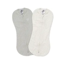Набір конвертів для новонароджених Swaddleme Pod Grey/White Dot (2шт), від 0 до 3 місяців, Summer Infant, арт. 56156