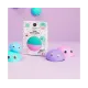 Бомбочка для ванни Nailmatic подвійна, блакитна/фіолетова, арт. 702BTWINB