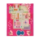 Детский игровой ковер розовый "Игровой дом" 80x113 см | KIOSK для МАМ