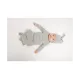 Шапочка з трикотажного мусліну Aden + Anais heather grey