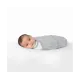 Конверт на безшумних липучках Swaddleme WHISPER QUIET сірий, (0-4 міс)