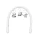 Набір Дуга для іграшок DockATot Pristine White та іграшки Cheeky Chams. арт. 50150, купить в KIOSK для МАМ, Киев