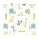 Пелюшка кокон на липучках Swaddleme Original Safari Excursion Summer Infant
