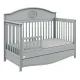 Комплект детской мебели Bellamy Good Night Grey 140x70 — кроватка, комод с пеленатором и шкаф, со скидкой 7%