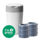 Накопичувач підгузків Tommee Tippee Twist & Click + 6 змінних касет, арт. TT0371 | KIOSK для МАМ