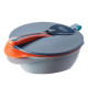 Тарелки Tommee Tippee с крышкой и ложкой 6 мес 2 шт (TT0130-1-NEGRU/ROSU) | Купити у Києві в KIOSK для МАМ